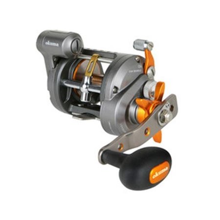 SPORTSMANSSUPPLY YCS 119448 20 lbs Okuma Cold Water Linecounter Reel 2 Plus 1 BB 4.2isto1; 420 yard Left Handed 119448